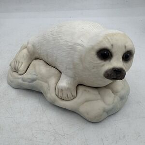 Edward Boehm Figurine White Seal Pup On Iceberg 40127 USA